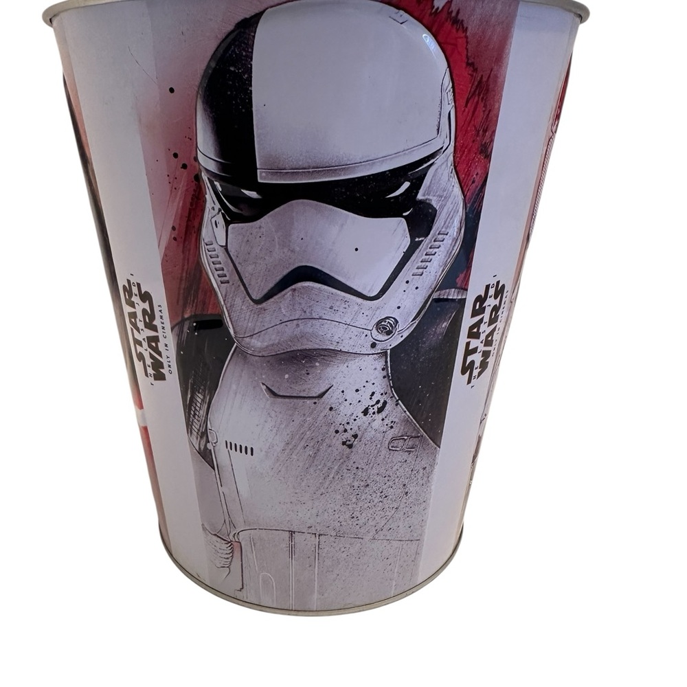 Star Wars The Last Jedi Popcorn Bucket Tin Cinema